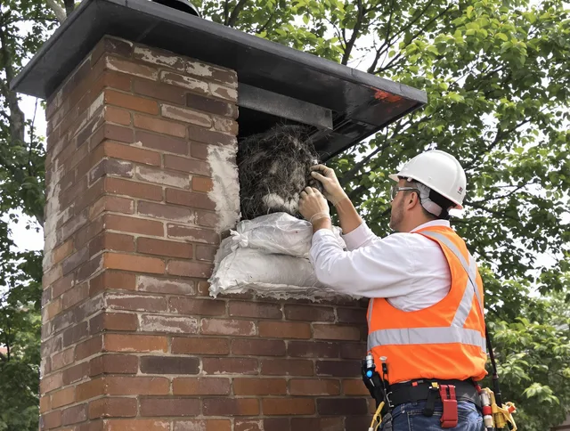 Humane removal of debris and animals by Suffield Chimney Sweep in Suffield, CT