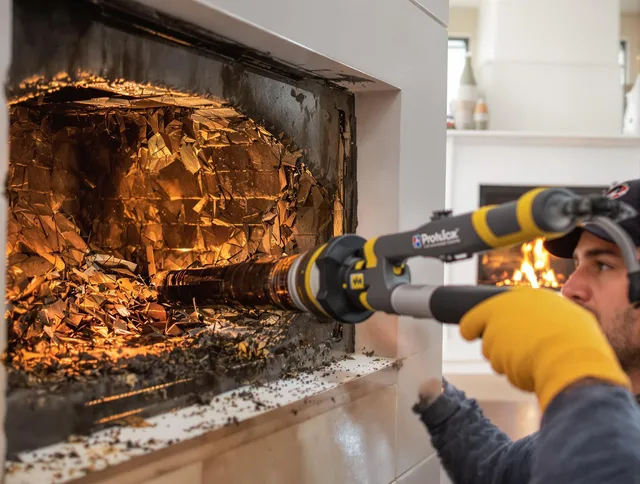 Professional chimney cleaning by Suffield Chimney Sweep in Suffield, CT