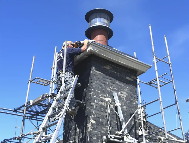 Sturdy chimney crown finished by Suffield Chimney Sweep in Suffield, CT