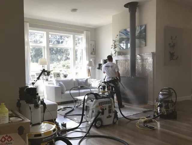 Soot removal service by Suffield Chimney Sweep for a fireplace in Suffield, CT